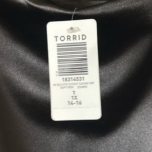 Torrid black mini dress.